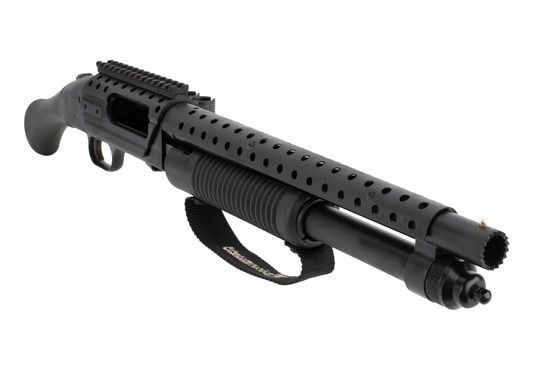 Mossberg 590 Shockwave SPX 12 gauge shotgun features a heat shield